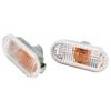 Pair of Side Indicator Light Housing Long Lifespan Scratch Resistant 1J5949117 Replacement for Seat Arosa White