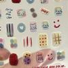 Summer Jelly Short Nail Stickers Cute Funny Scrapbooking Decals 3D Transparent Embossed Self Adhesive for DIY Nail Art