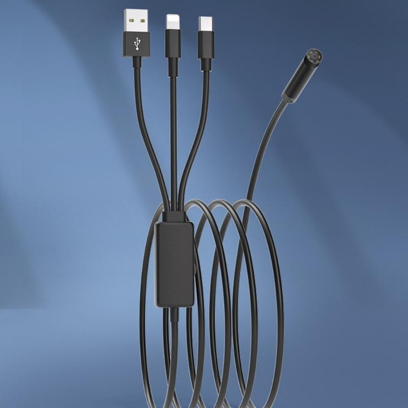 Endoscope Camera with Light, Borescope with Adjustable LED Light,Endoscope Camera,Waterproof Inspection Camera