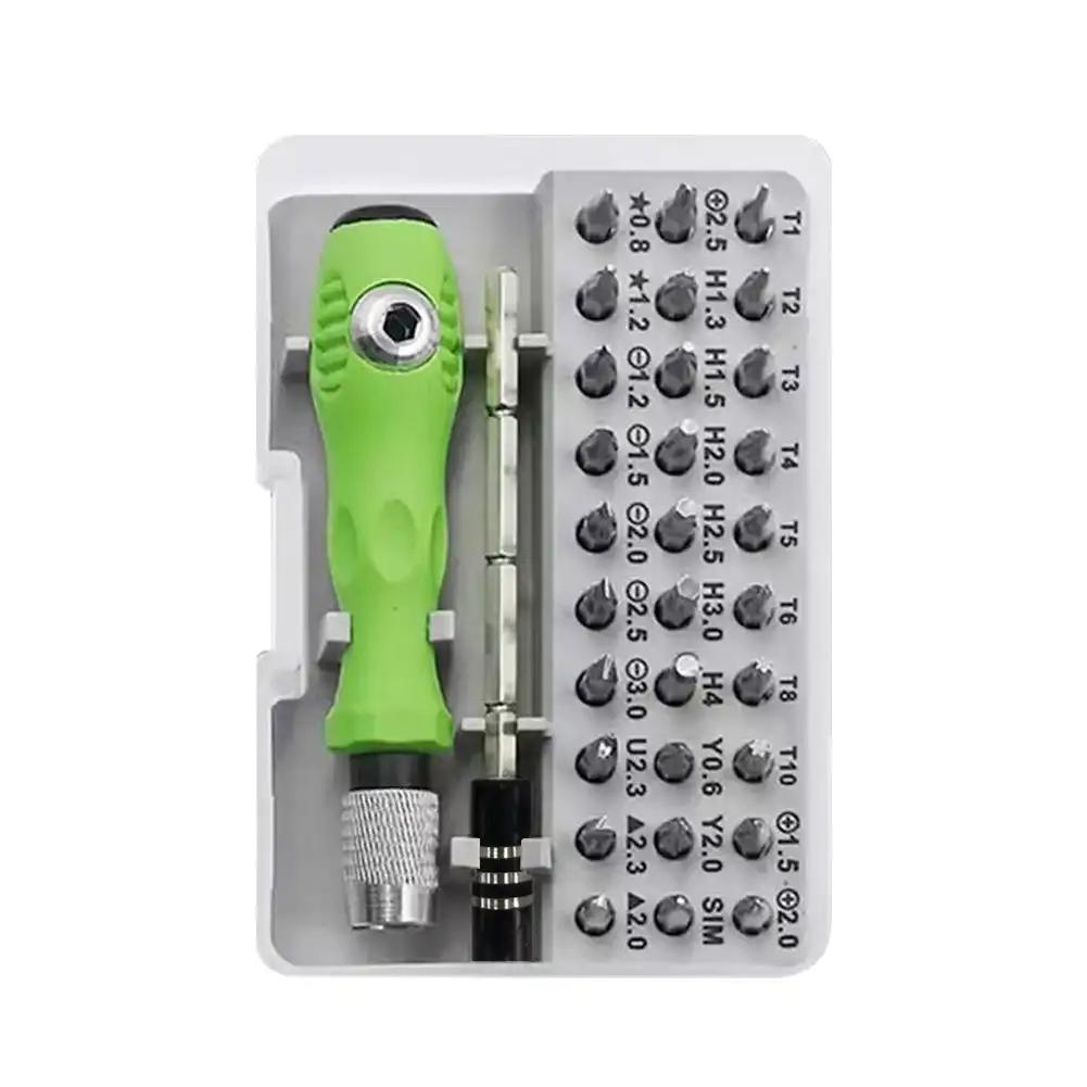 32 in 1 Multifunctional Screwdriver Set (30 PCS) Household Portable Cross Magnet Screwdriver Set Maintenance Tool