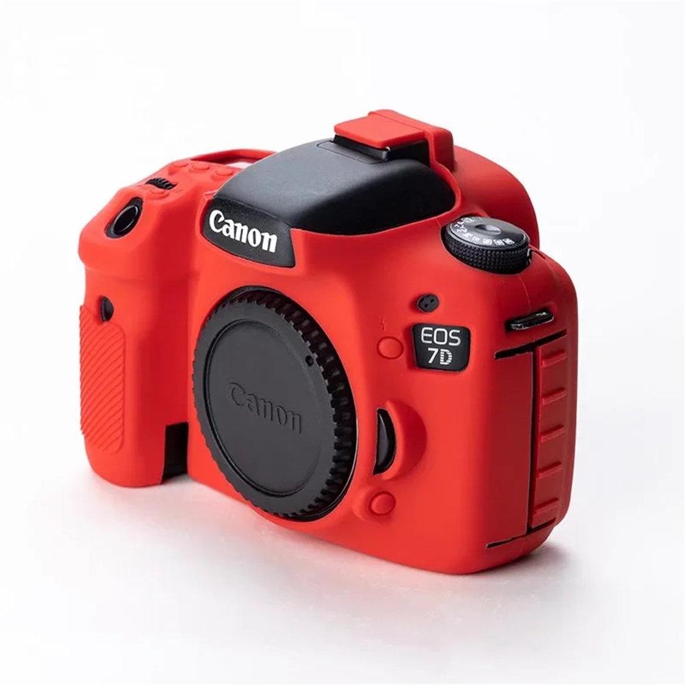 Soft Silicone Armor Camera Bag Case Cover For Canon EOS 5D Mark II III IV 5D2 5D3 5D4 6D Mark II 6D2 7D Mark II 7D2 77D 600 700D