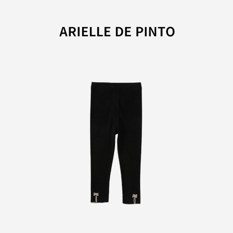 French Brand Arielle De Pinto's New Autumn Girls' Overalls, Fashionable Children's Leggings, Stylish Autumn Wear