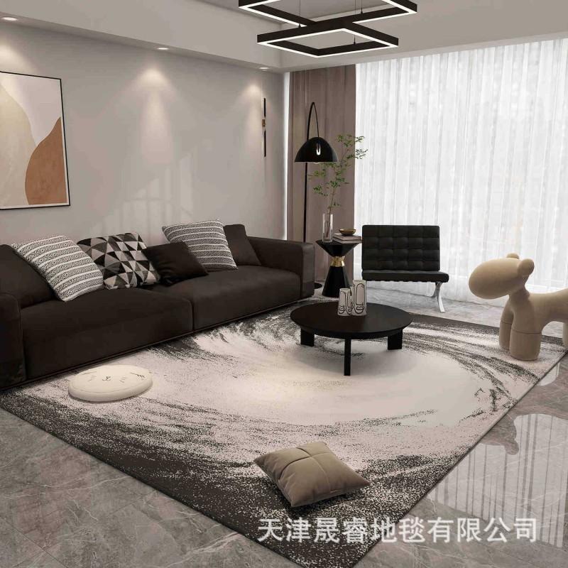 Soft Crystal Velvet Area Rug Living Room Sofa Coffee Table Bedroom Study Modern Geometric Washable