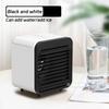 Portable USB Rechargeable Air Cooler - 3-in-1 Mini AC Fan with 7 Color LED, 4000mAh Battery for Home/Office/Camping