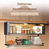 Under-Cabinet Pull-Down Spice Rack with Sensor Light