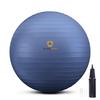 PrimaSole Fitness Ball 65cm Indigo Blue with Air Pump Balance Ball for Fitness and Pilates PSS91NH015 -