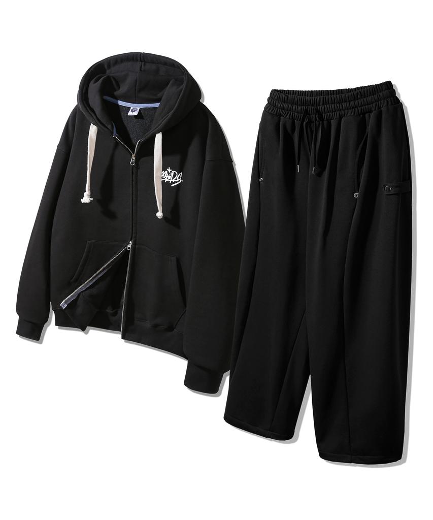 Alvinclo [Set] Ritual Zip-Up Hoodie & Balloon Sweatpants Set