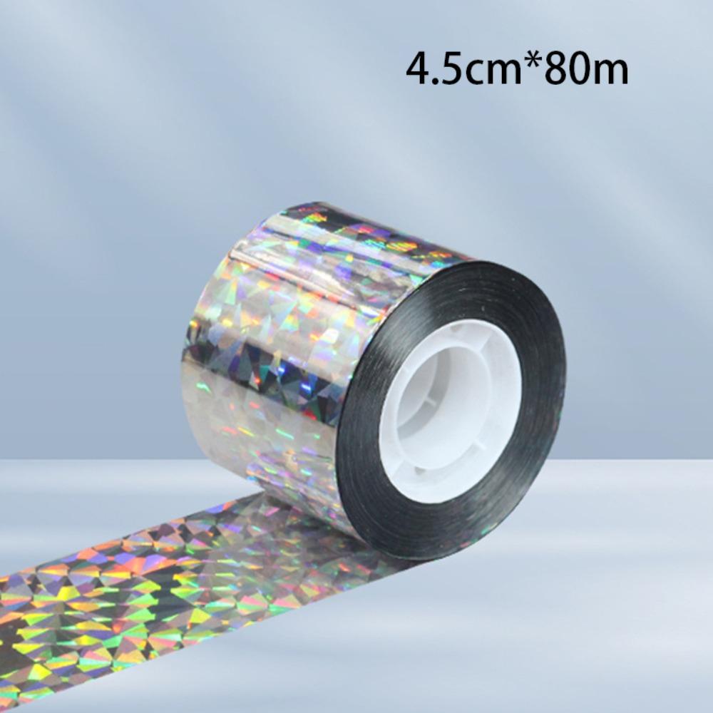 

Контроль вредителей Лазерная предупреждающая лента Двусторонняя светоотражающая лента для отпугивания птиц Новая лента против птиц 6