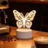 USB Warm Light Butterfly 3D Luminous Night Light, a Small Gift for Family and Friends, Home Decoration