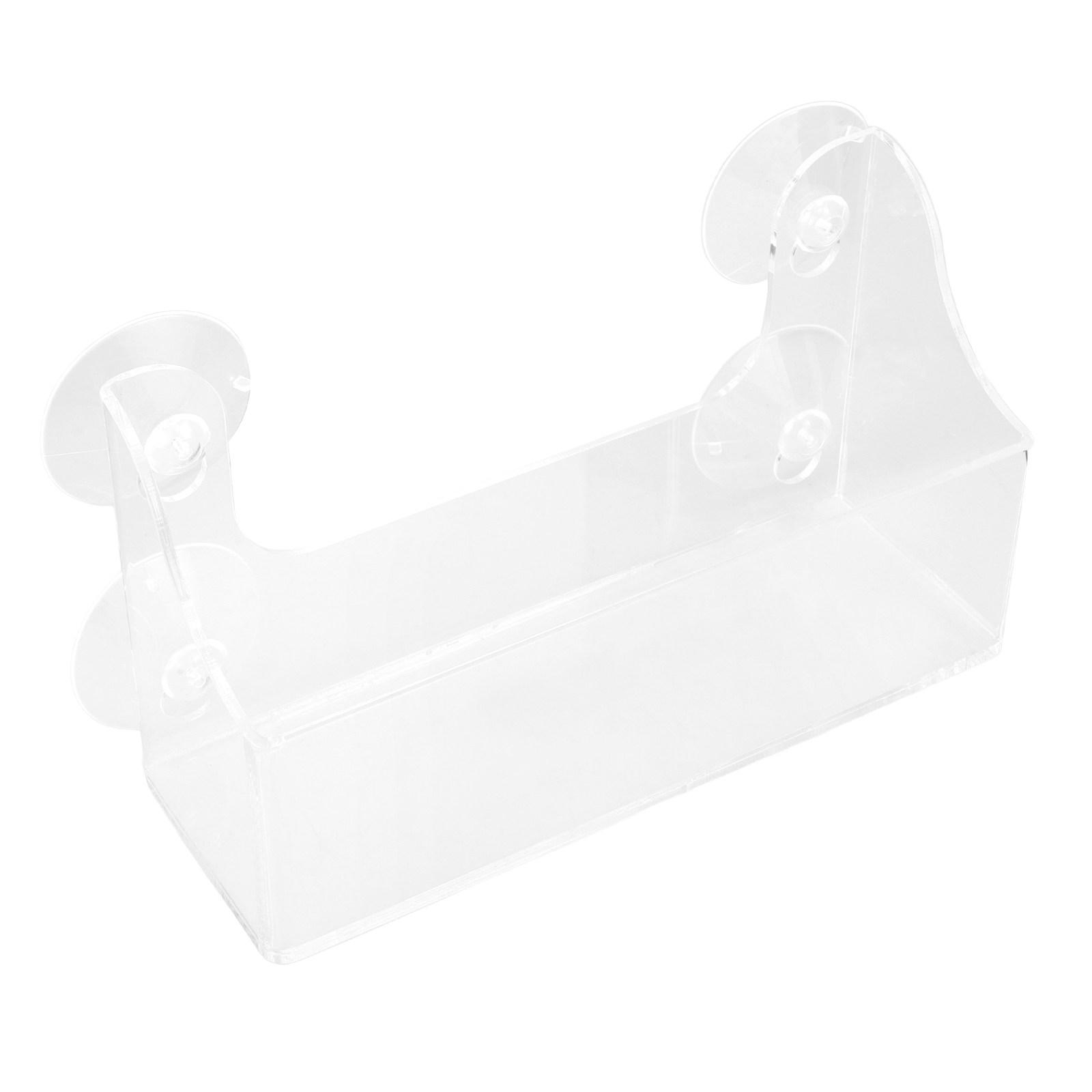 

1Pcs Suction Mount Beverage Shelf Refrigerator Rack Drinks Storage Organizer Simple Design No Drill Needed Fridge Kitchen Use 20.5X11.5X7CM