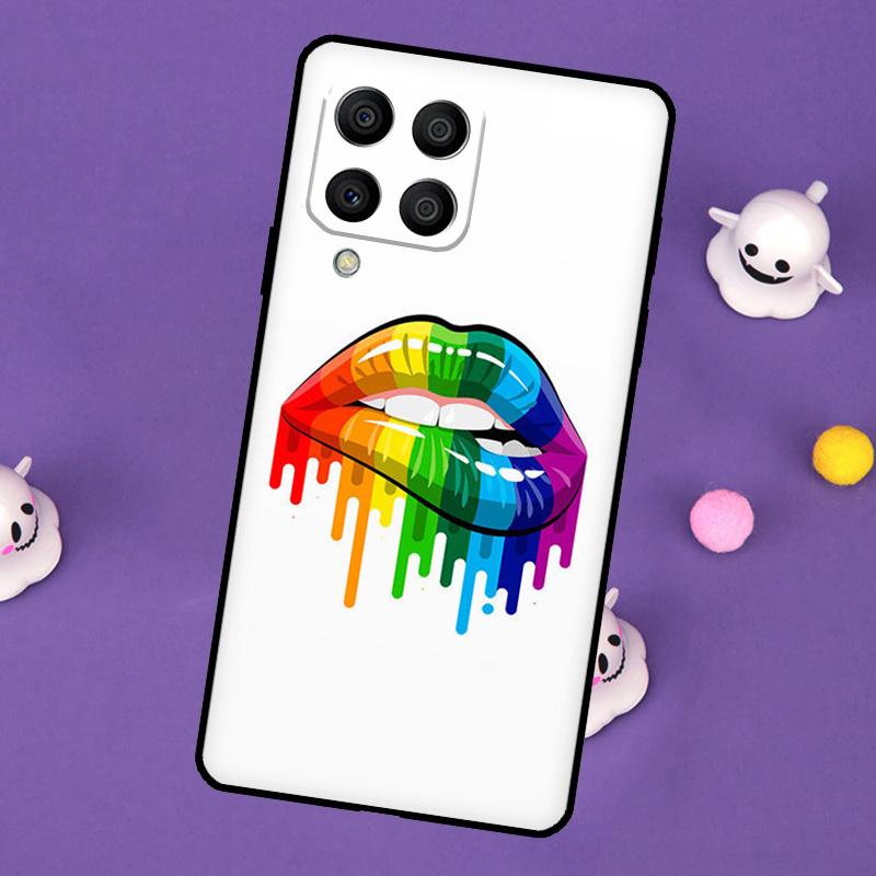 RAINBOW FLAG GAY LESBIAN PRIDE LGBT Cover For Samsung Galaxy M54 M14 M34 M33 M13 M23 M53 M15 M55 M31 M51 M20 M30s M32 M52 Case