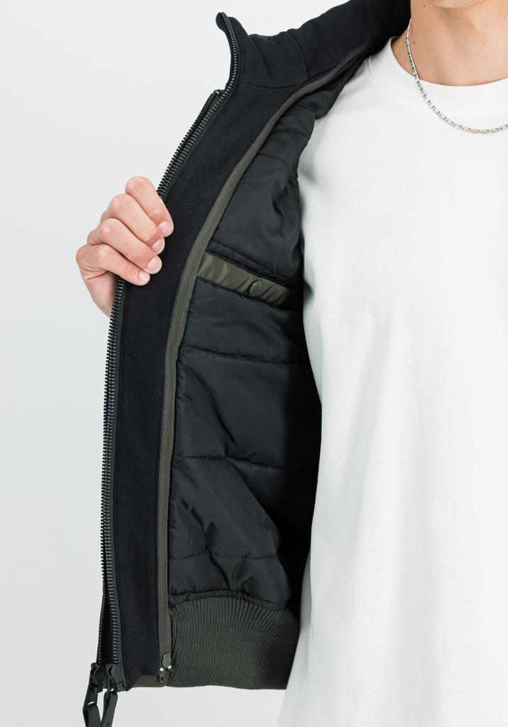 Winter Jacket Alpha Industries MA-1 D-Tec Hood Bomber Jacket (183110) Dark Green