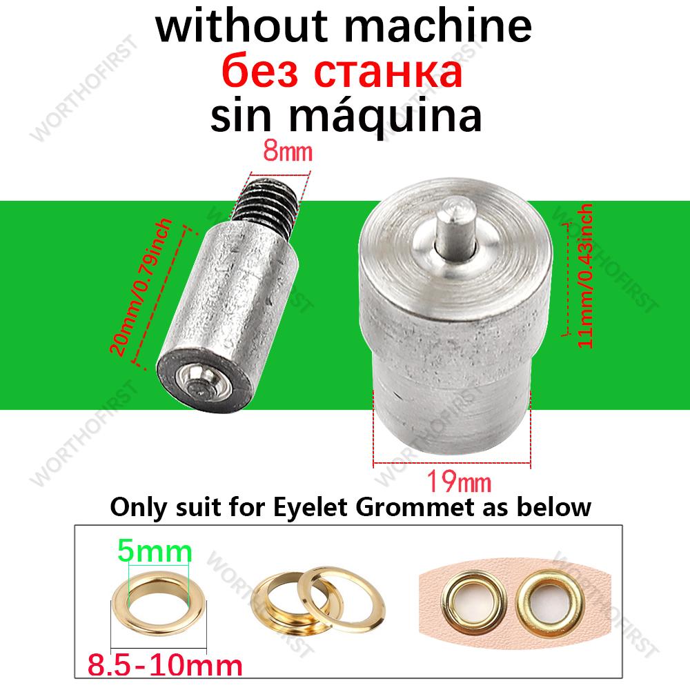 2.0-22mm Metal Punch Hole Eyelet Grommet Dies for Hand Punch Press Mold for Cloth Shoes Leathercraft Belts Sewing Accessorie