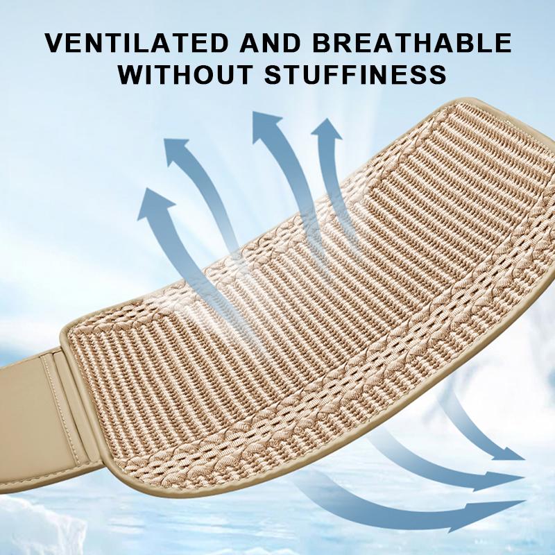SEAMETAL Ice Silk Car Seat Cover Full Set Breathable Non-slip Car Seat Cover Protector Four Seasons Car Accessories