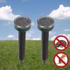 4x Solar Ultrasonic Mice Rat Repellent Fox Pest Scarer Deterrent (Repulsif pour souris et rats)