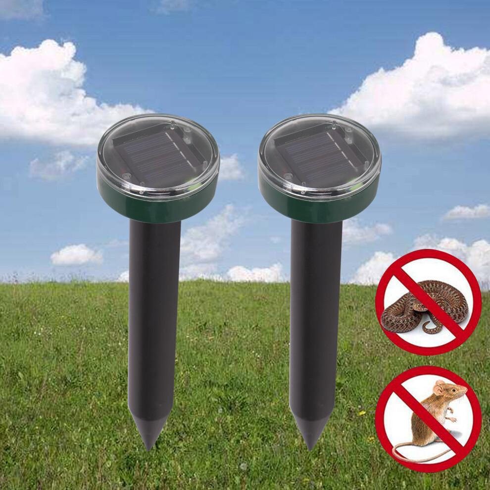 4x Solar Ultrasonic Mice Rat Repellent Fox Pest Scarer Deterrent (Repulsif pour souris et rats)