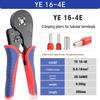 YE16-4E 4-Sided Cold Crimping Pliers for 16 Square Pin Terminals