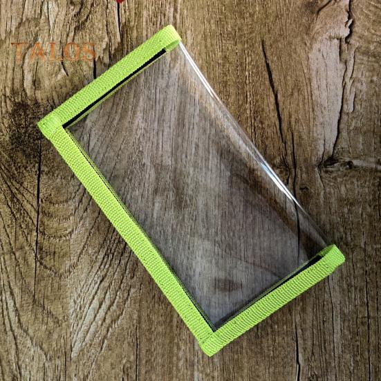 Fishing Lure Wrap Clear PVC Fishing Rod Hook Cover Fastener Tape Fishing Bait Holder Protector Storage Pouch Fishing Accessories