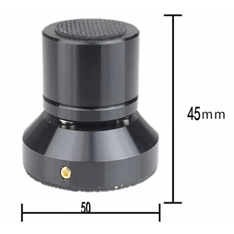A20F-Speaker Isolation Stand Lead Alloy Adjustable Tray Pad Ball Foot Speaker Stand Isolation Feet Spike