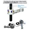 Multipurpose Plasmas Cutting Machine Torch Holders with Adjustment and Sturdy Stainless Steel Materials Torch Clamp