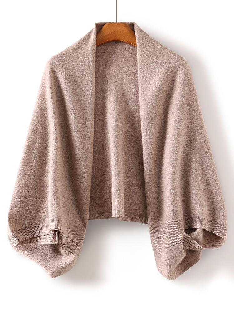 100% Wool Women Shawl Wrap Scarf Two Purposes Knitted Spring Accessories Cape Casual Soft Scarves Warm Cozy Fashion Mantles