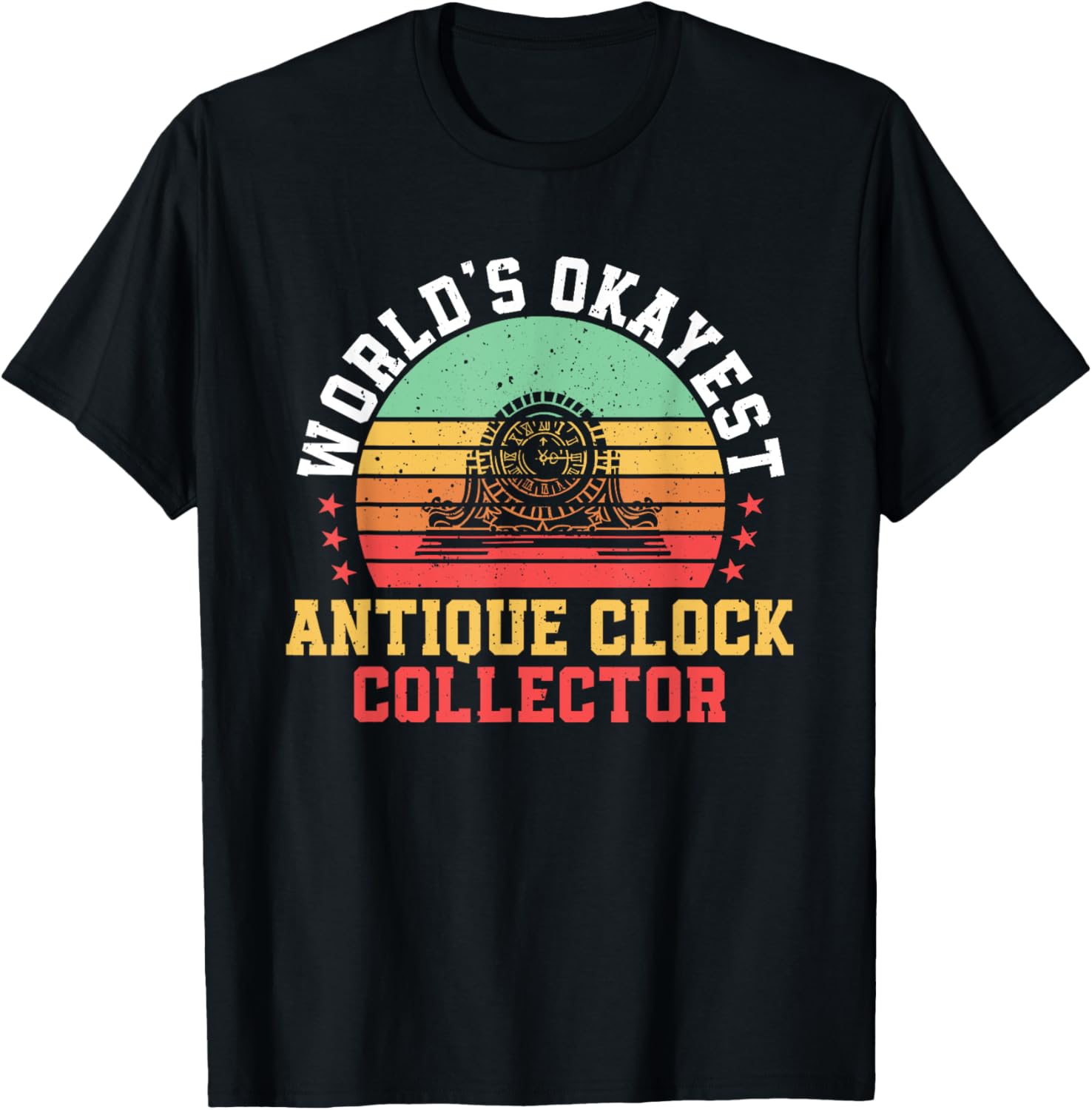 

Funny Antique Clock Collector Quote Horologist Vintage Clock T-Shirt 5XL різнокольоровий