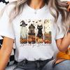 Spooky Season Brushstroke Shirt, Vintage Halloween Ghost Shirt, Fall Pumpkin Black Cat Ghost Shirt, Halloween Brushstroke Tee, Ghost T-Shirt
