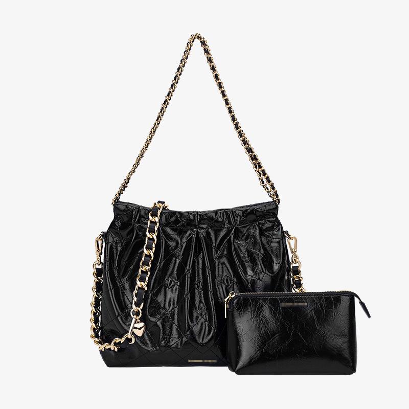 Stor tygväska för kvinnor, Ny axelväska, Högklassig känsla för kvinnor, Nischad Trendkedja Vandrare Väska