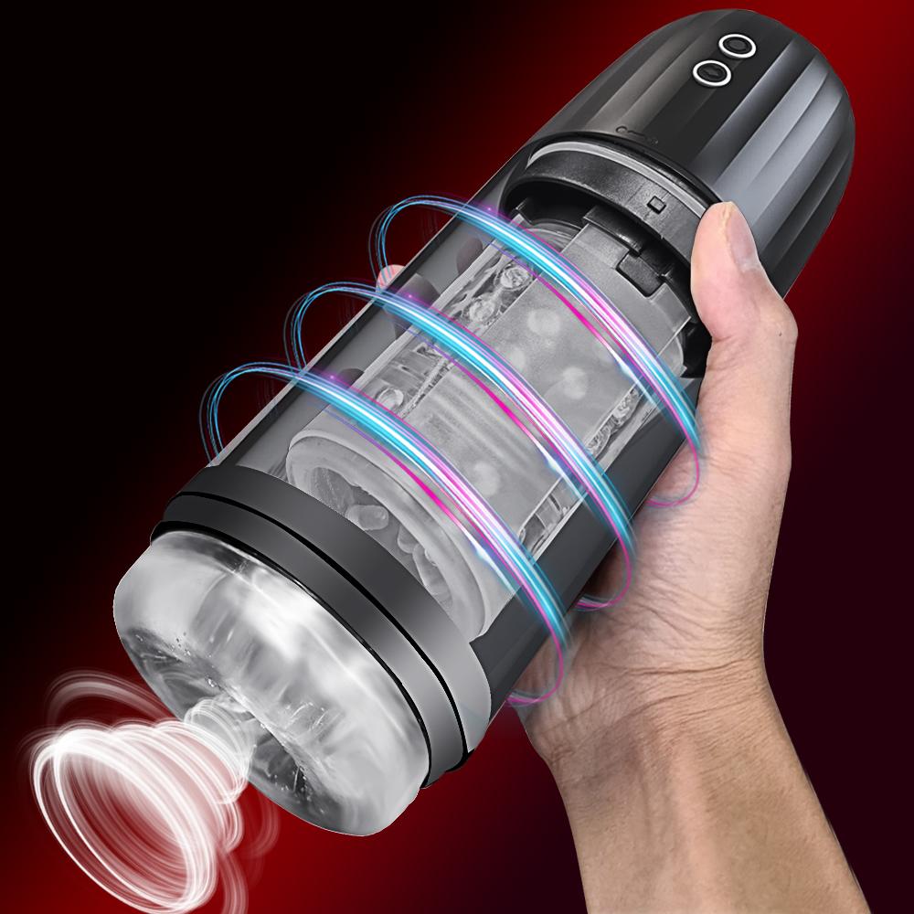 Automatic Sucking Rotating Male Masturbation Cup Vagina Suction Masturbator Sex Toys for Men Adults Blowjob Mastubator Masters