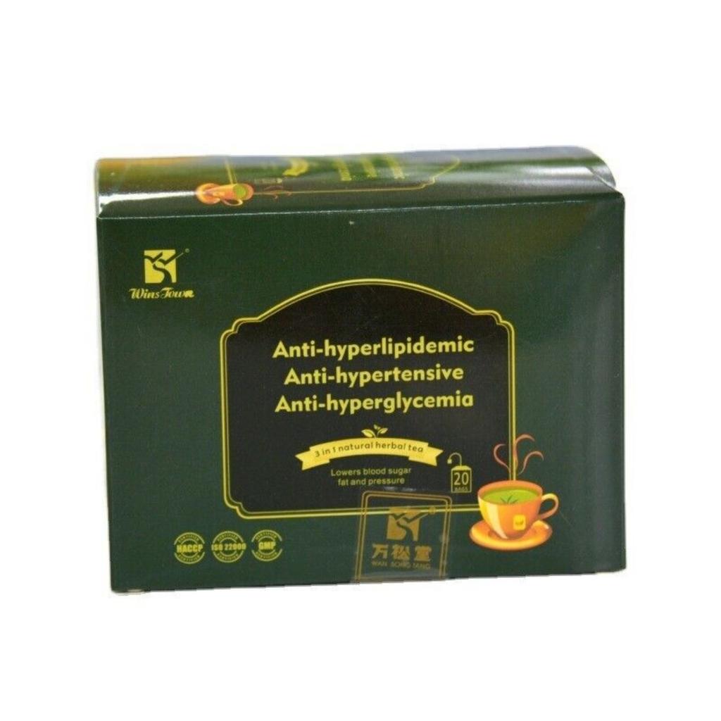 3 in 1 Natural Herbal Tea Anti-hyperlipidemic hypertensive hyperglycemia