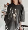 Wizard Dark Fantasy T-Shirt, Vintage Fantasy Graphic Tee, Mystic Journey Artwork, Retro Grunge Magical Y2K Top, Mystical Wizard Gift