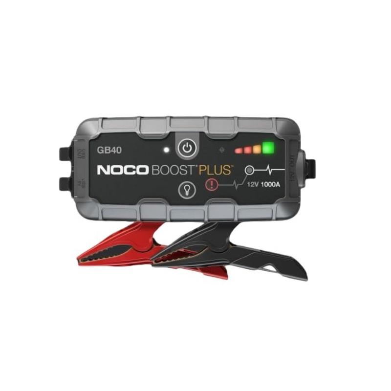 Battery Portable Jump Starter 12 Volt Lead-Acid Batteries 1000 Amp Peak Up To 20 Jump Starts Per Charge With Reverse Polarity P