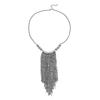 Metal Link Beaded Tassels Chains Necklaces for Women Fashion Sweater Chain Pendant Necklace Fashion Jewelry Gifts