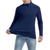 Men's Sun Protection Clothing, Casual Half Zipper Solid Color T-shirt, Quick Drying Breathable Long Sleeved Fitness Sports Sun Protection