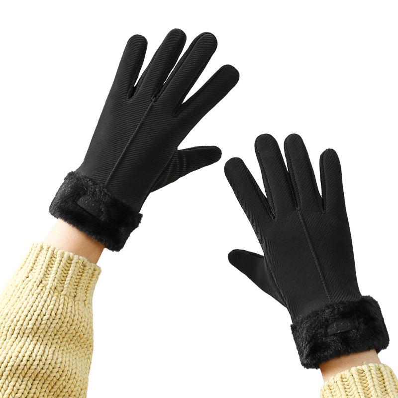 Women's Winter Fleece-Lined Touchscreen Gloves – Warm, Waterproof, Windproof, and Skin-Friendly for Driving, Cycling, and Riding.