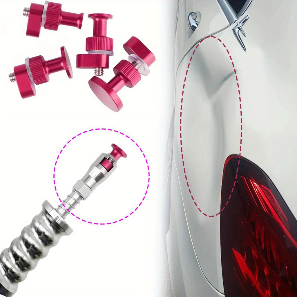 Car Dent Repair Tool Puller Leveling Aluminum Alloy Circular Gasket Small Pit Pepair Reuse Dent Repair Tool For Car