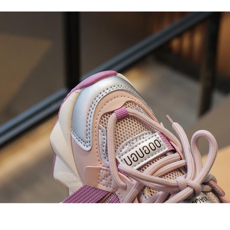 Frühlings-Mesh-Freizeit-Laufschuhe für Mädchen