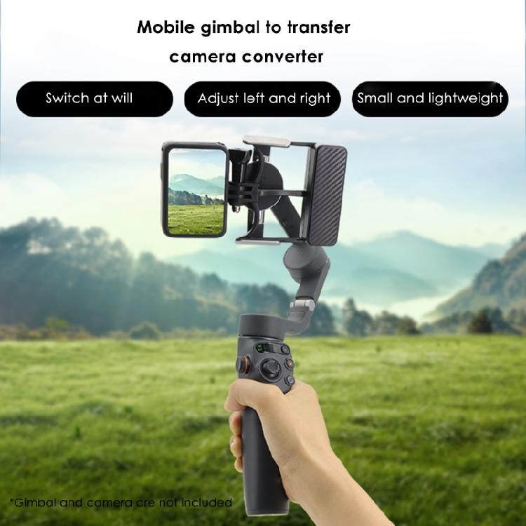 Ręczny Stabilizator Gimbal Płyta Montażowa Adapter z Śrubą Kciukową dla OM 3 4 5 6