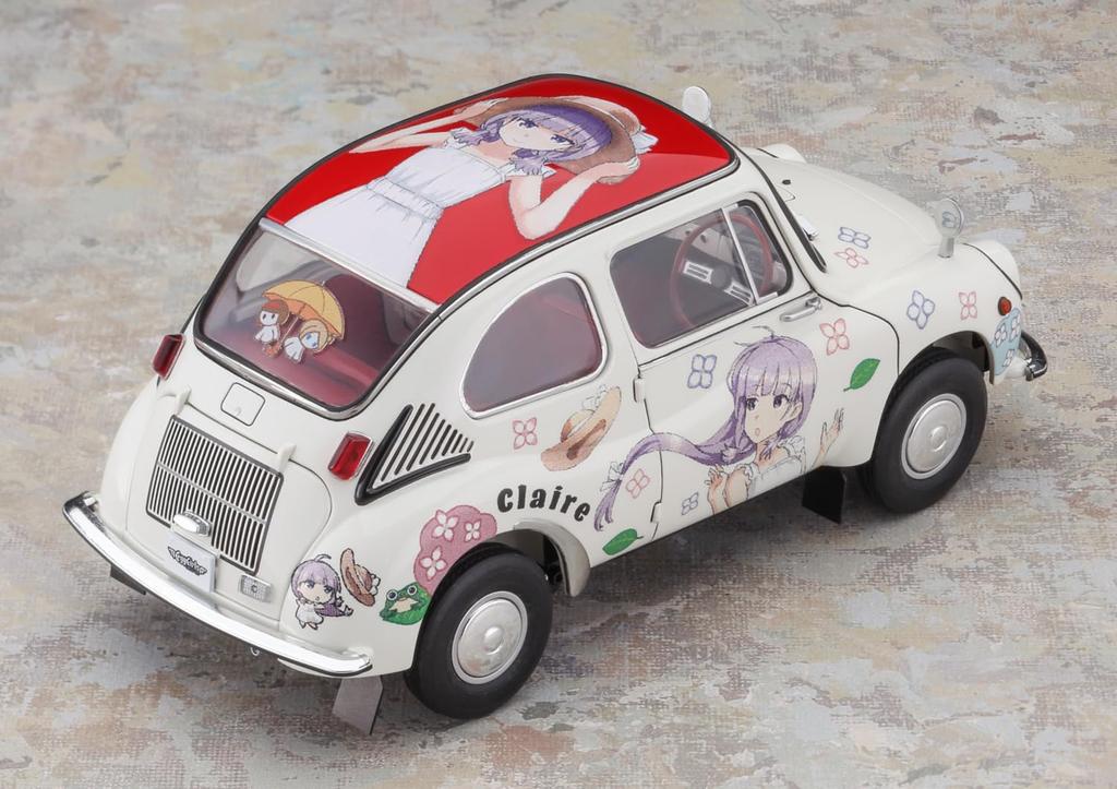 Hasegawa Subaru 360 Deluxe Claire Frost Plastikmodell SP648 1/24 mit Figur (Auto)