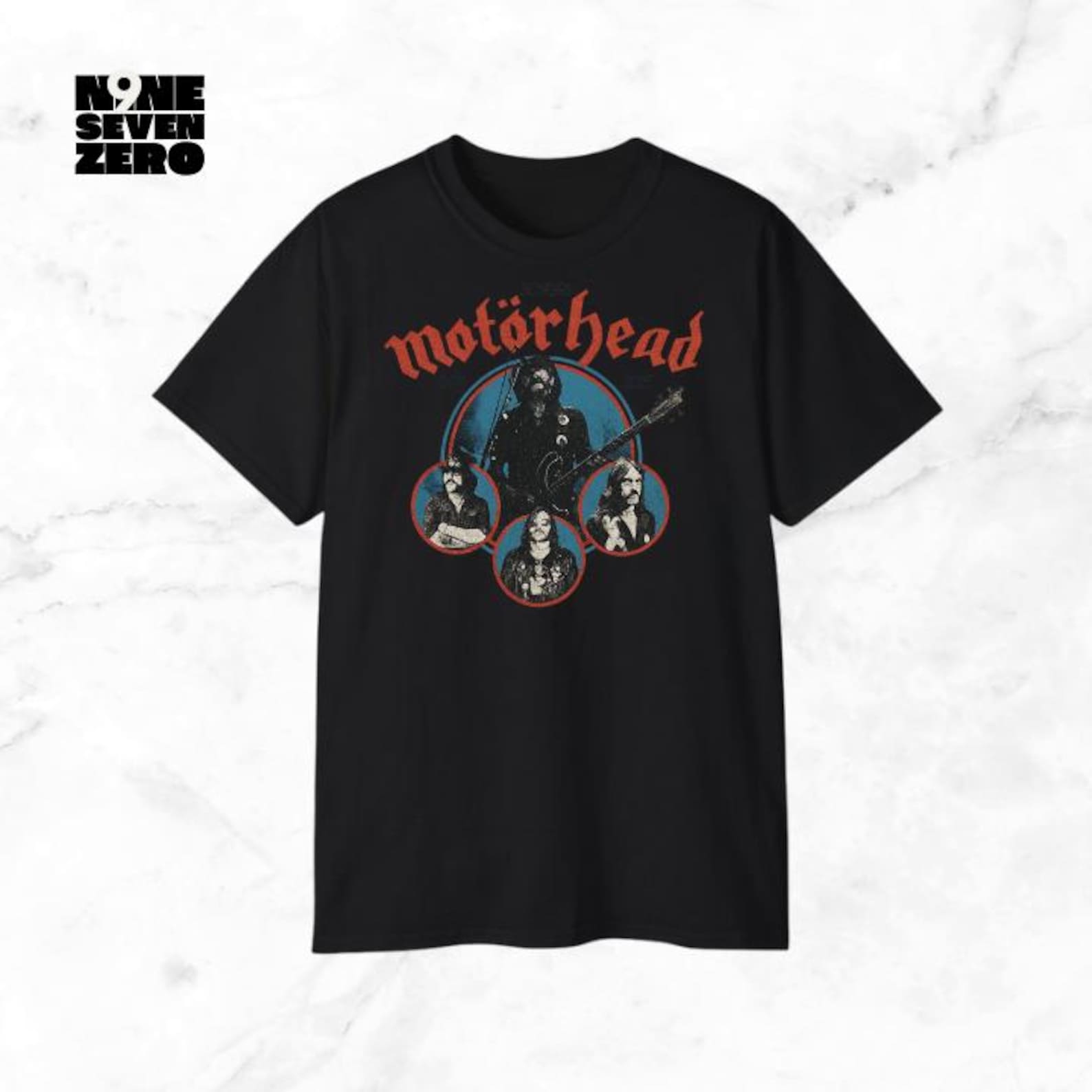 Motorhead Band T-Shirt: International Concert Outfit, Unisex Cotton Tee L