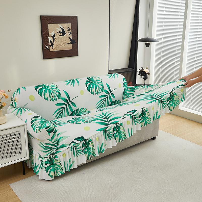 stretch floral Couch Cover Sofa Covers Washable Furniture Protector for Dogs Corner sofa skirt 1/2/3/4 seater sofa slipcovers