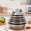 ZISIZ Deep Stainless Steel Soup Bowl