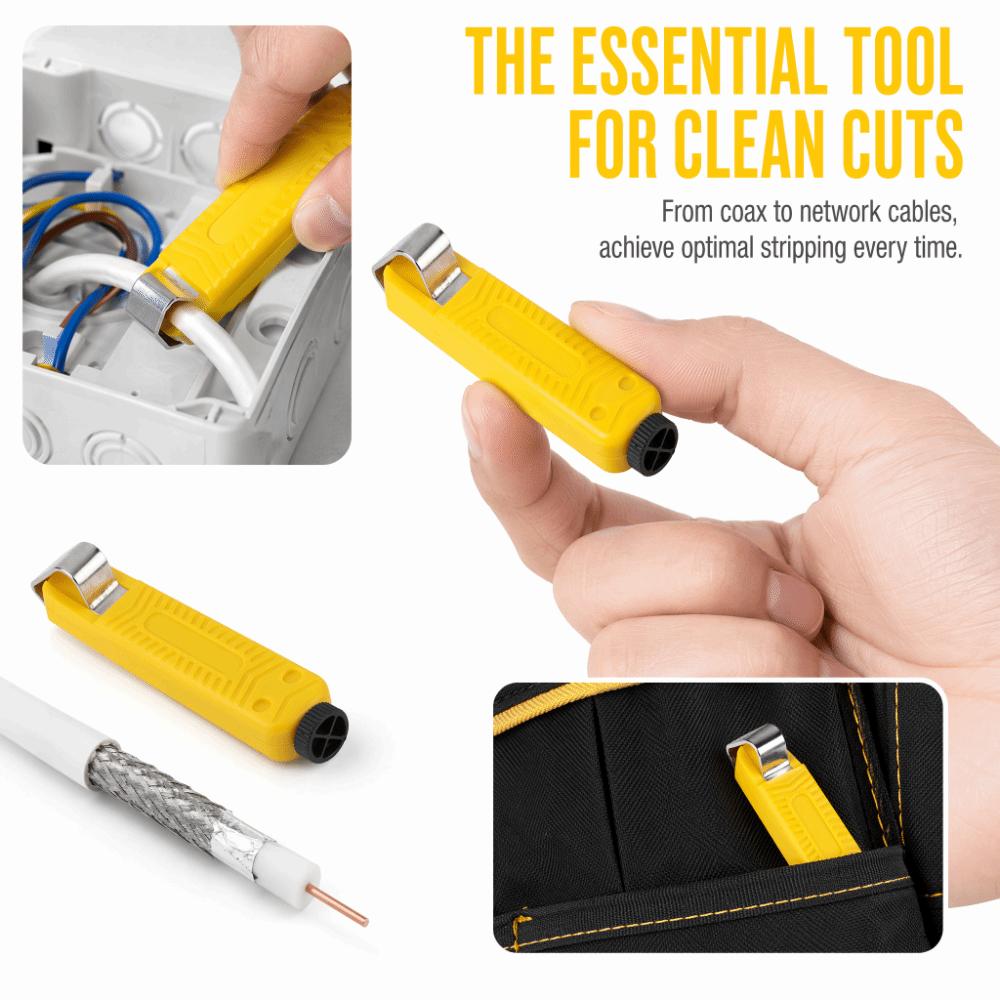 LY25-1 Wire Stripping Tool Yellow Insulation Cutter Tool Multi Cable Stripping Tool Wire Stripping
