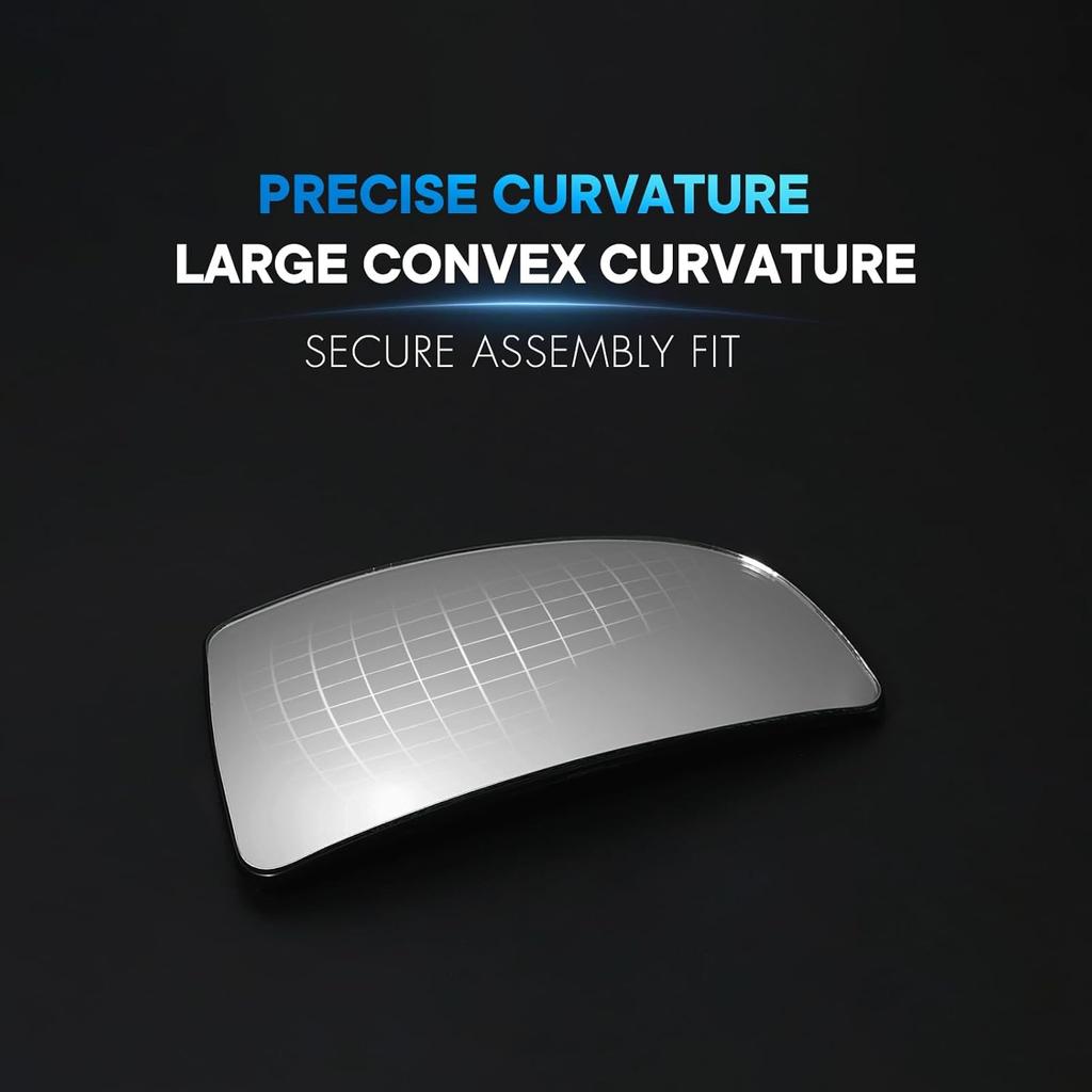 Compatible With 2015- Ford Transit T150 T250 T350 Driver Side Mirror, Replacement For 2014- Transit MK8 Left Side Mirror Glass, Lower Mirror With