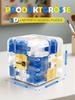 DealKits 3D Magic Cube Labyrinth Ball with Rolling Balls Complex Puzzle, 6.9cm Interactive Brain Training Stress Relief Game Toy