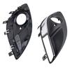 Car Fog Lamp Frame Black Front Bumper Grill High Universality Compatibility Practical Application Car Modification