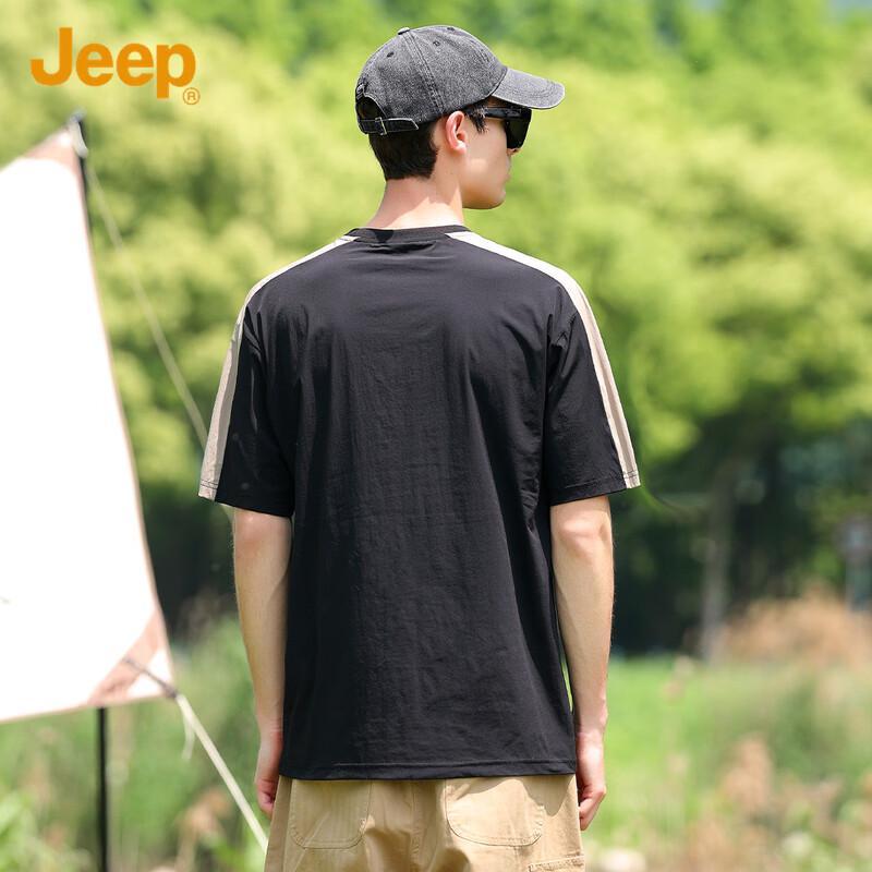 Jeep Men's UPF100+ Outdoor Casual Short Sleeve T-Shirt