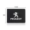 PU Leather Credit Card Case Car Driving Documents Protective Case For Peugeot 308 408 508 RCZ 208 3008 2008 206 207 108 406 407 206 207 208 306 307