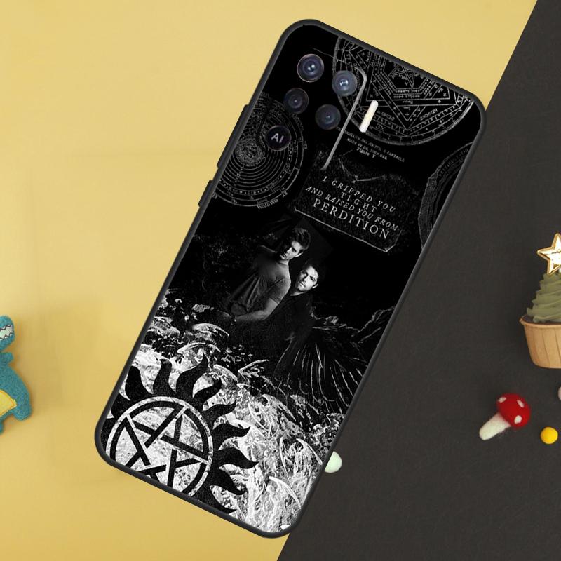Supernatural TV Case For Oppo A5 Pro A6 A15 A16 A76 A96 A17 A57 A98 A58 A78 A18 A38 A54 A74 A94 A40 A60 A80