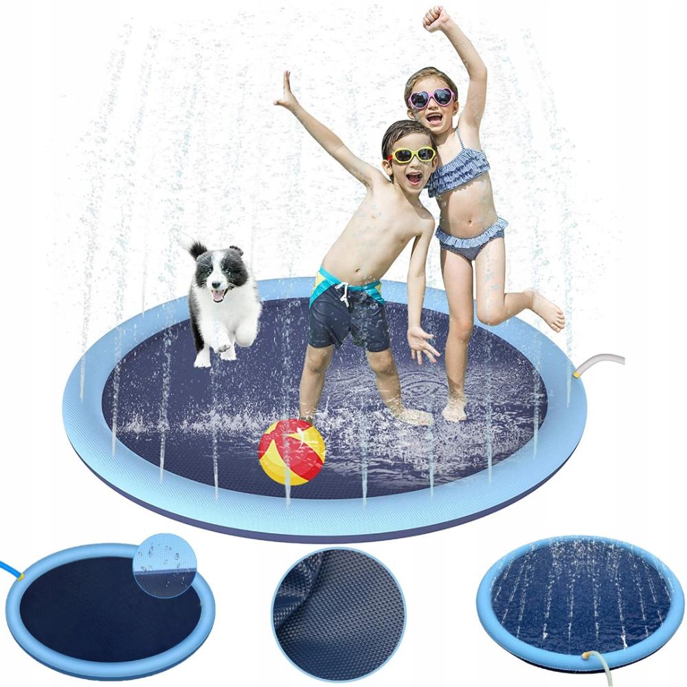 Swimming pool cooling mat sprinkling dog animal fountain paddling pool 150 cm PetJet